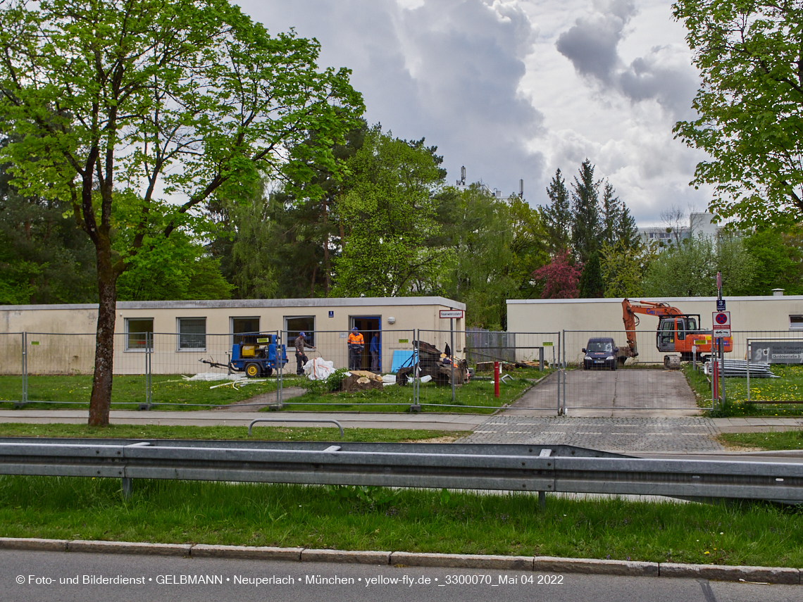 04.05.2022 - Baustelle am Haus für Kinder in Neuperlach